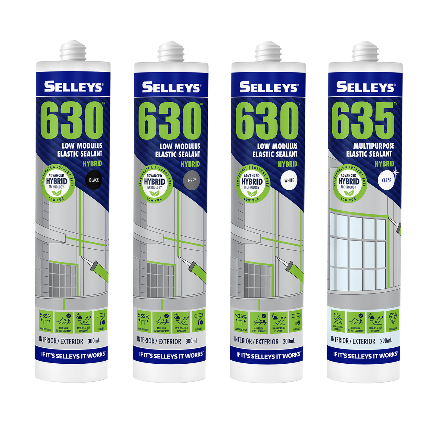 Selleys Clear 635 Multipurpose Sealant - 290ml