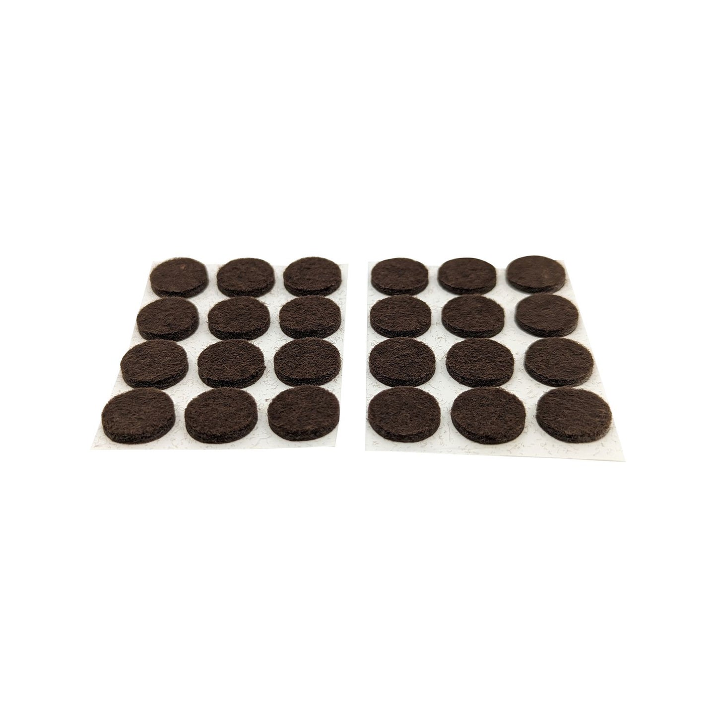 Surface Gard Round Felt Floor Protection - 13mm - 24 Pack - Brown