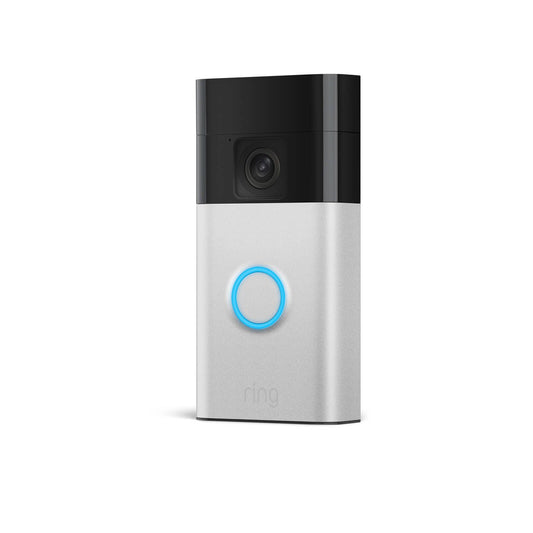 Ring Satin Nickel Battery Video Doorbell