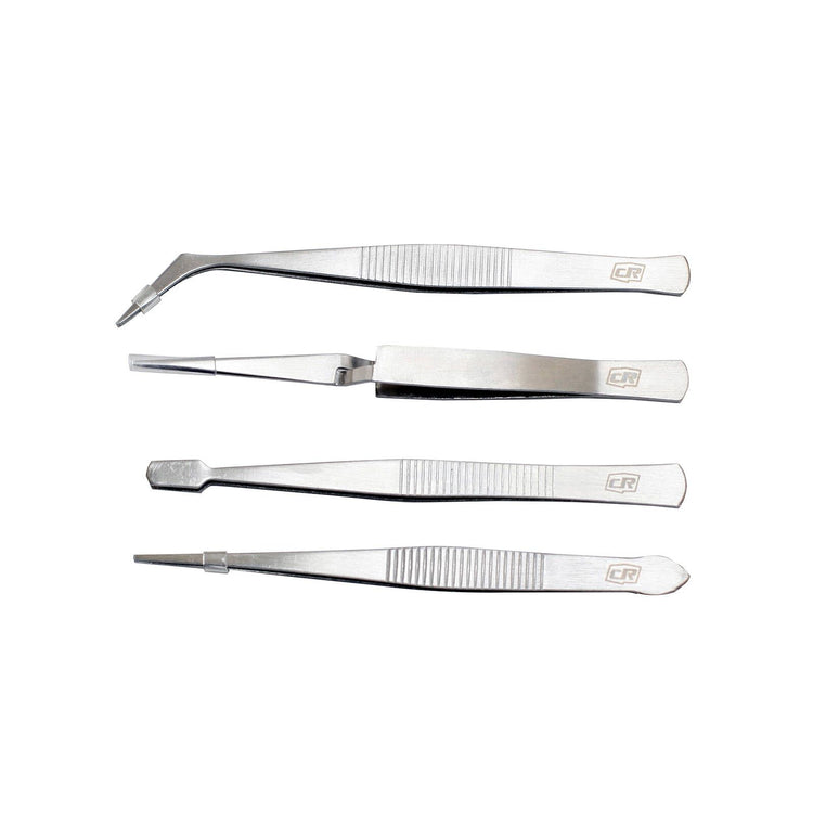 Craftright 4 Piece Tweezers Set