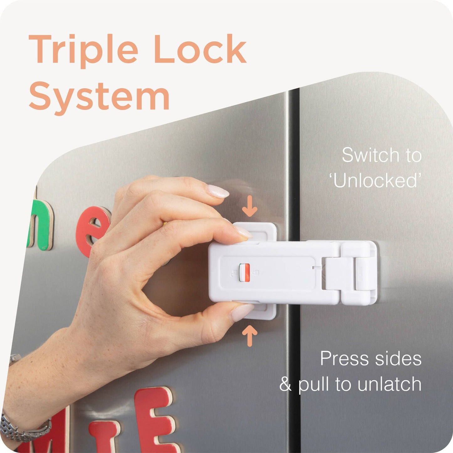 Perma Child Safety Ultimate Fridge Freezer Latch