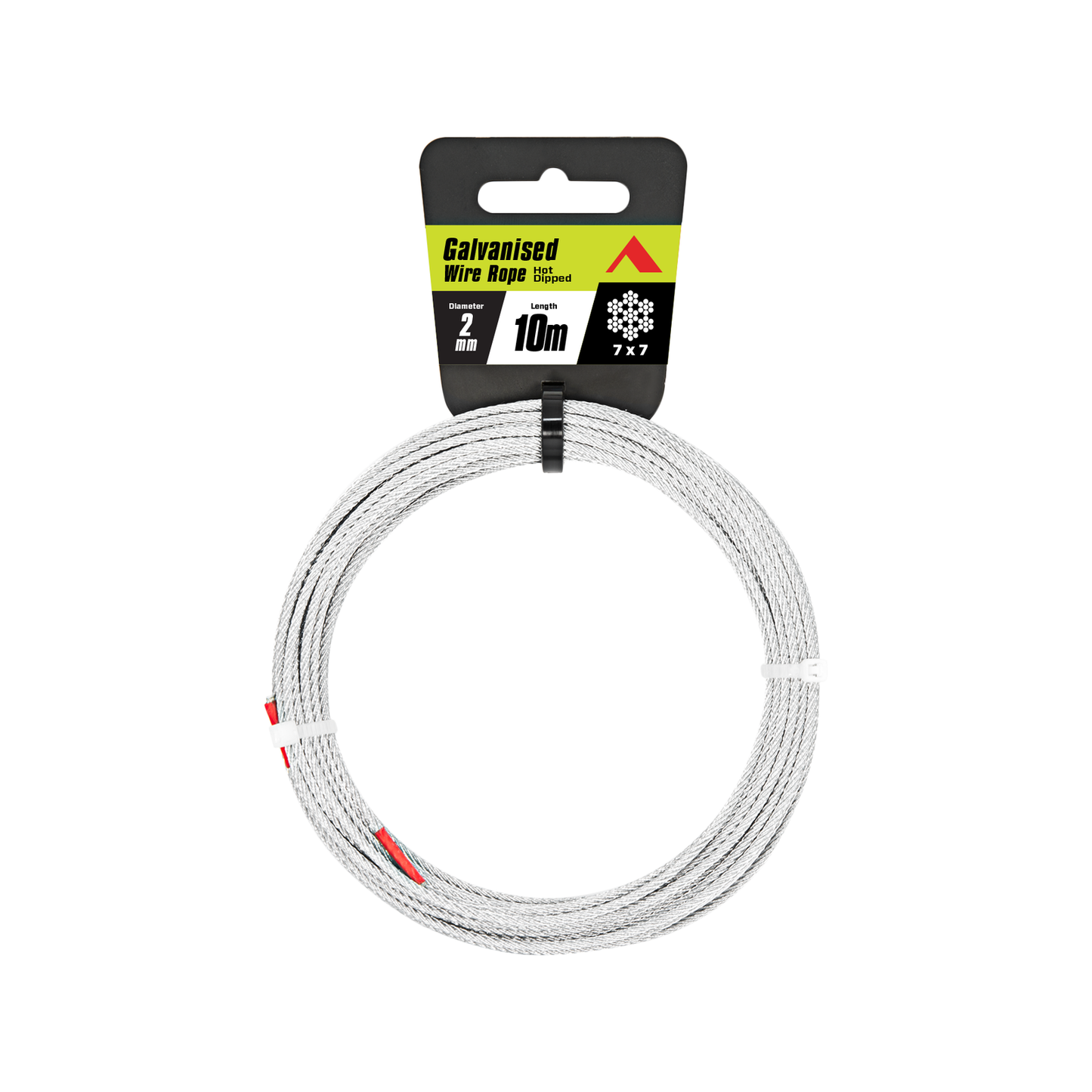 Pinnacle Galvanised Wire Rope - 2mm x 10m