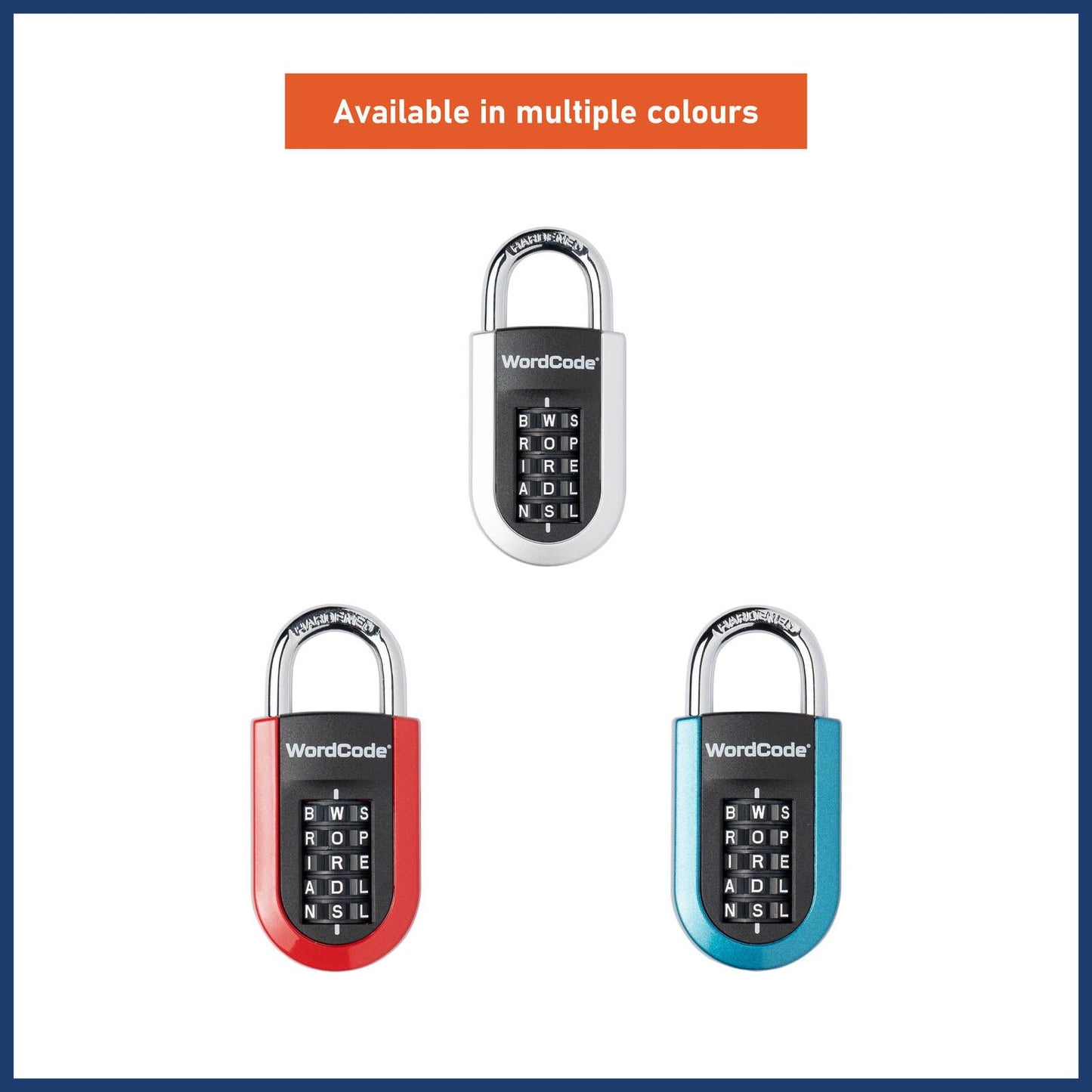 Wordcode Vertilock 5 Dial Stacker Combination Padlock - 43 x 92mm