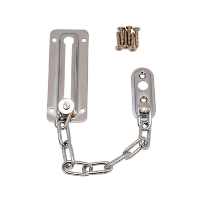 Syneco Nickel Plated Door Chain Guard - 195 x 24 x 95mm