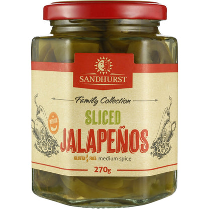 Sandhurst Chillies Jalapeno Medium Hot 270g