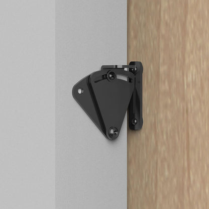 Rolltrak Barn Door Latch - 62mm - Black