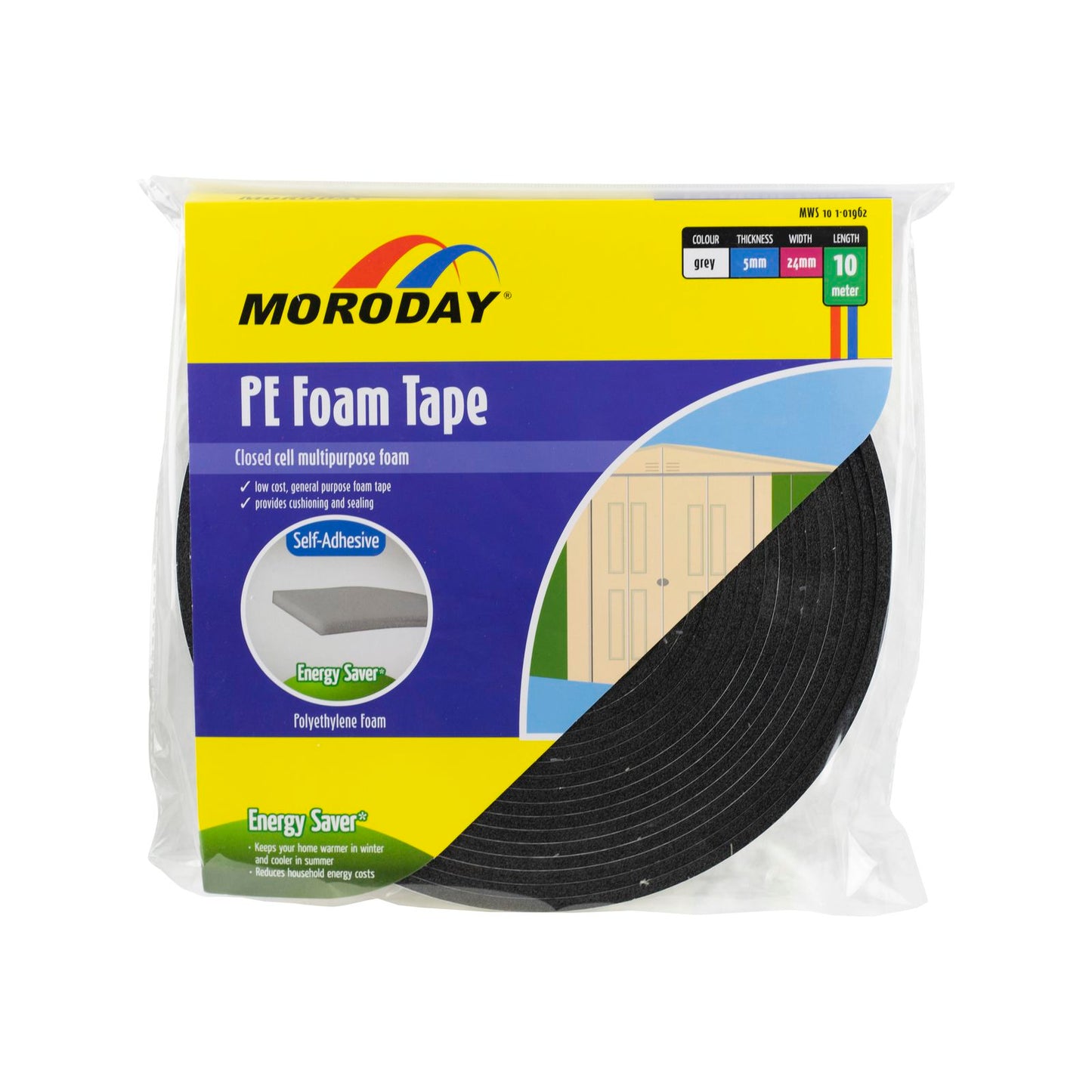 Moroday Foam Tape - 24mm x 5mm x 10m