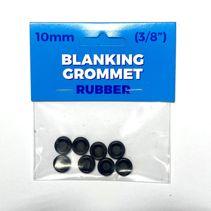 Premier Blue Blanking Grommet - 10mm - Black