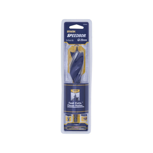 Irwin Speedbor Max Auger Bit - 28mm - Steel - Tri-Flute Design