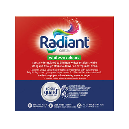Radiant Whites Or Colours Laundry Powder Washing Detergent - 1kg