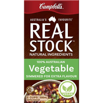 Campbell's Real Stock Vegetable Liquid Stock 500mL