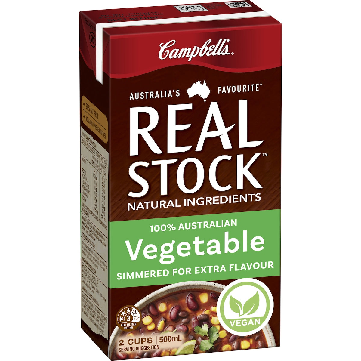 Campbell's Real Stock Vegetable Liquid Stock 500mL