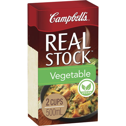 Campbell's Real Stock Vegetable Liquid Stock 500mL