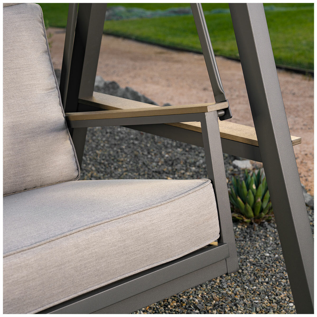 Sunvilla Pine Knoll Cushion Swing Graphite Outdura Weather Resistant
