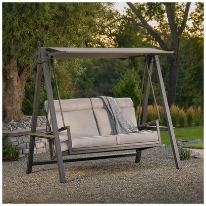 Sunvilla Pine Knoll Cushion Swing Graphite Outdura Weather Resistant
