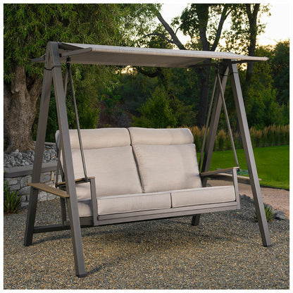 Sunvilla Pine Knoll Cushion Swing Graphite Outdura Weather Resistant