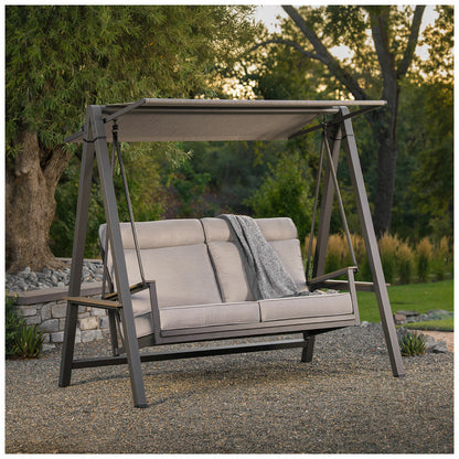 Sunvilla Pine Knoll Cushion Swing Graphite Outdura Weather Resistant