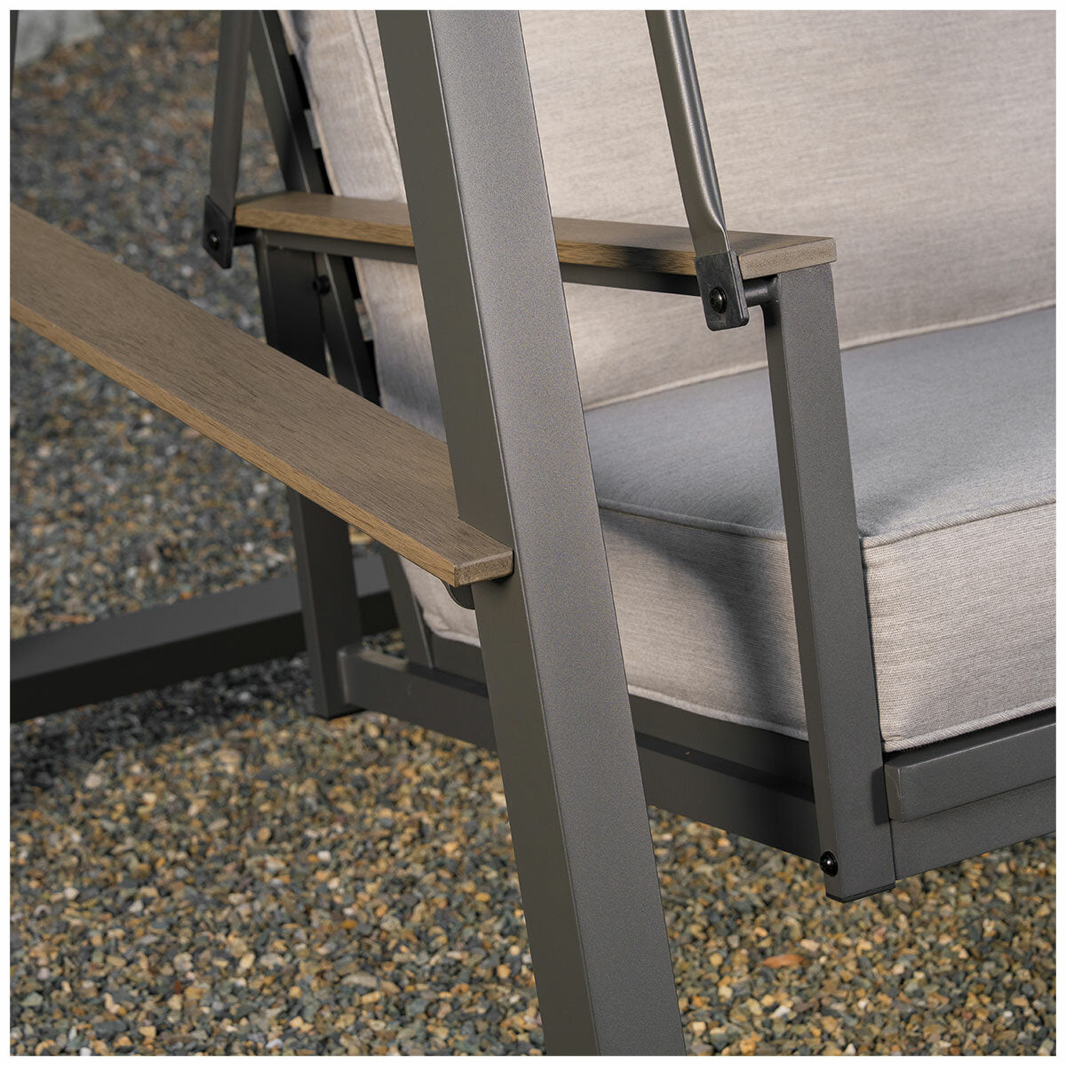 Sunvilla Pine Knoll Cushion Swing Graphite Outdura Weather Resistant