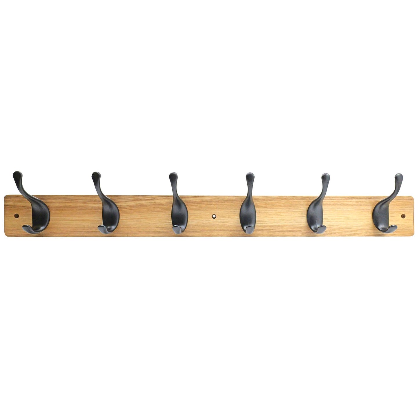 Adoored 6 Hook Rustic Pine Board Rack