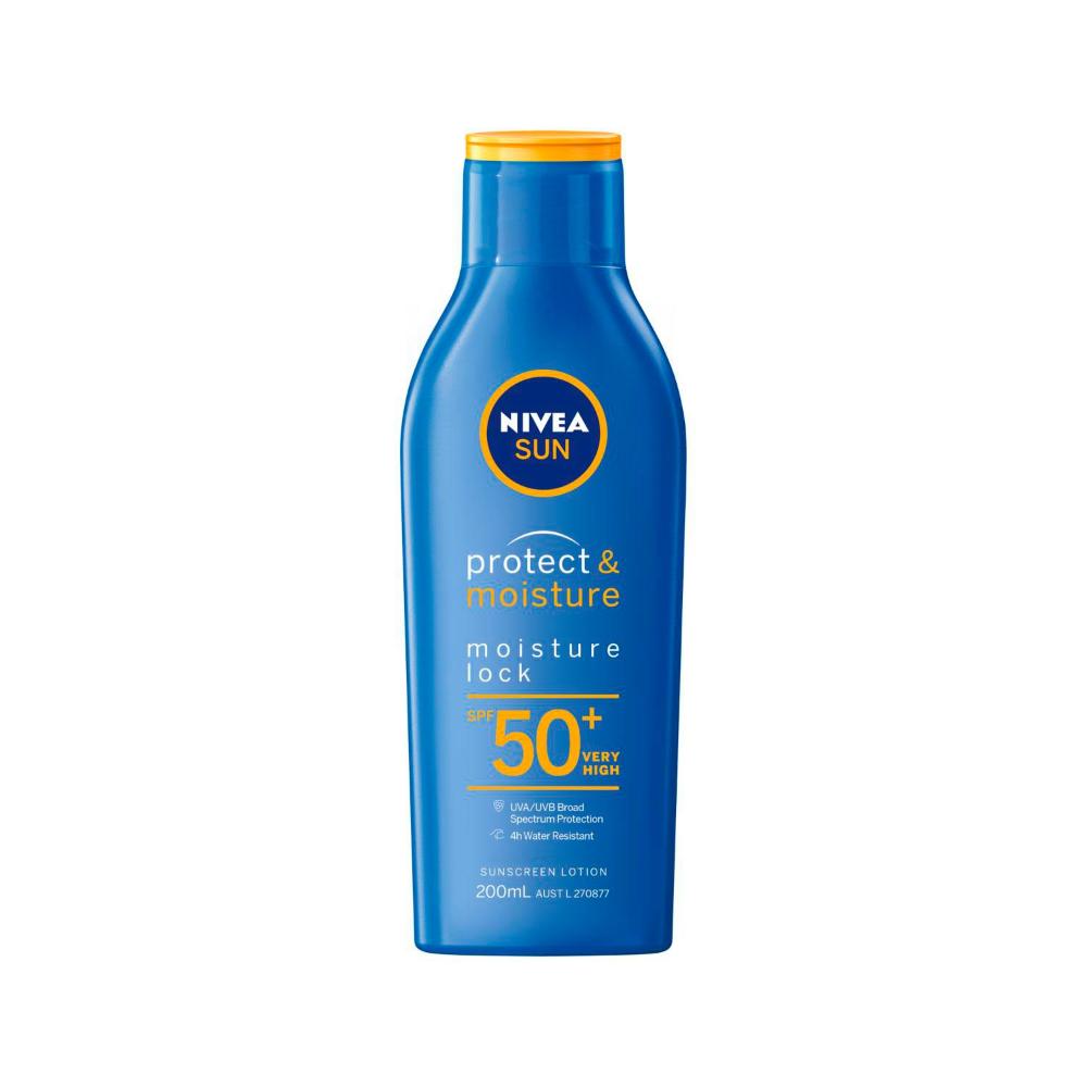 Nivea Sun SPF 50+ Protect & Moisturise Lotion - 200mL