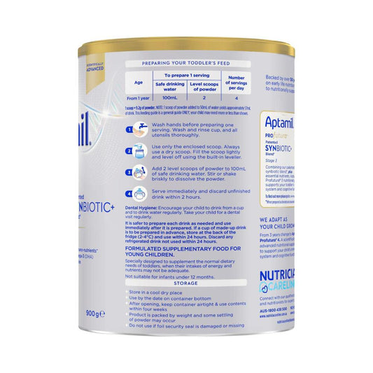 Aptamil Profutura Toddler Formula From 1 Year - 900g
