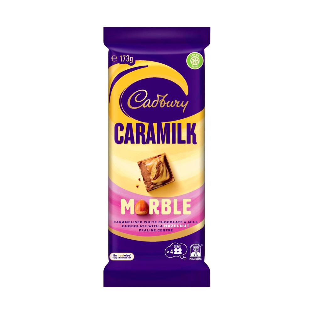 Cadbury Caramilk Marble Chocolate Block - 173g