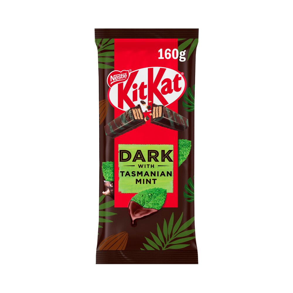 KitKat Tasmanian Mint Dark Chocolate Block - 160g
