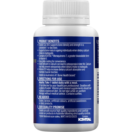 Ostelin Cal-dk2 Calcium Vitamin D Tablets 60 Pack