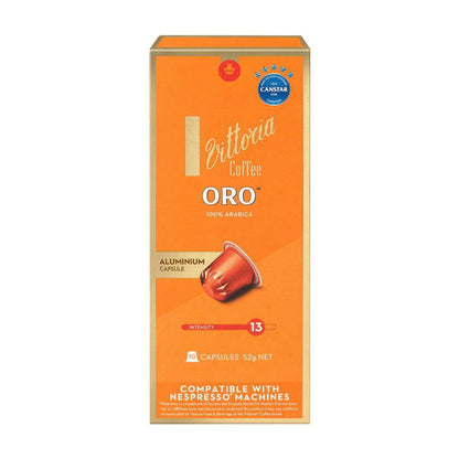 Vittoria Oro Nespresso Compatible Coffee Capsules - 10 pack