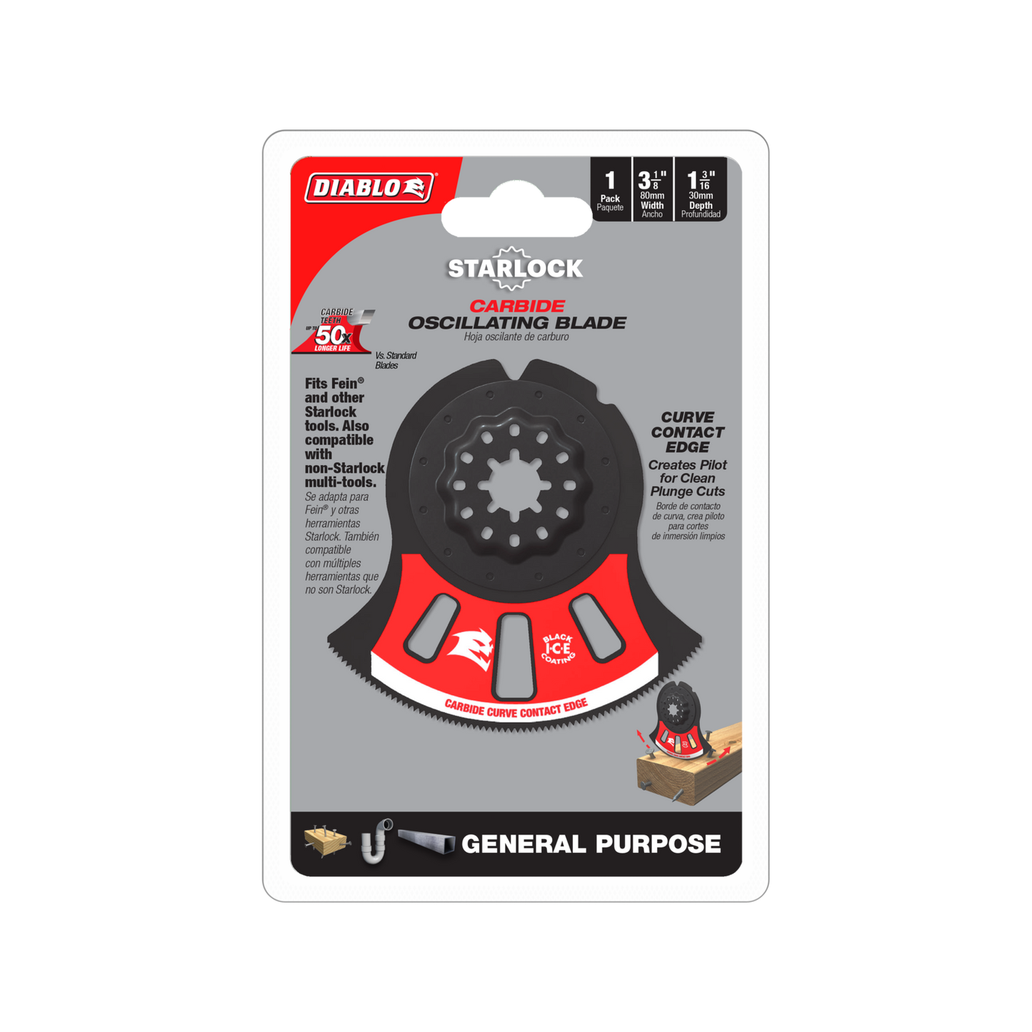 Diablo Starlock Multi Tool - 80 x 30mm