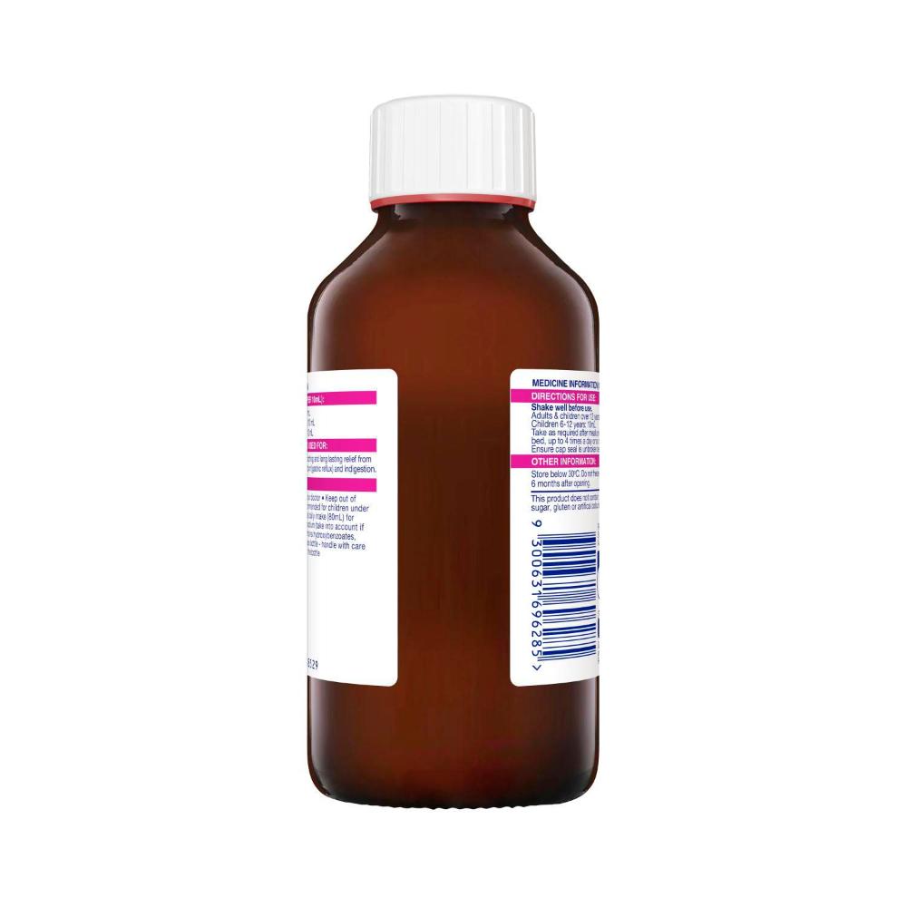 Gaviscon Dual Action Liquid Mixed Berry Flavour Heartburn And Indigestion Relief - 300mL