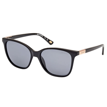 Skechers SE6361 Polarised Sunglasses Dark Havana Square Frame