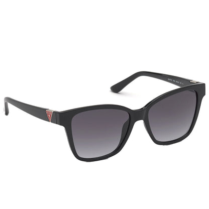 Guess GU7776 Women's Square Sunglasses Shiny Black Gradient Smoke