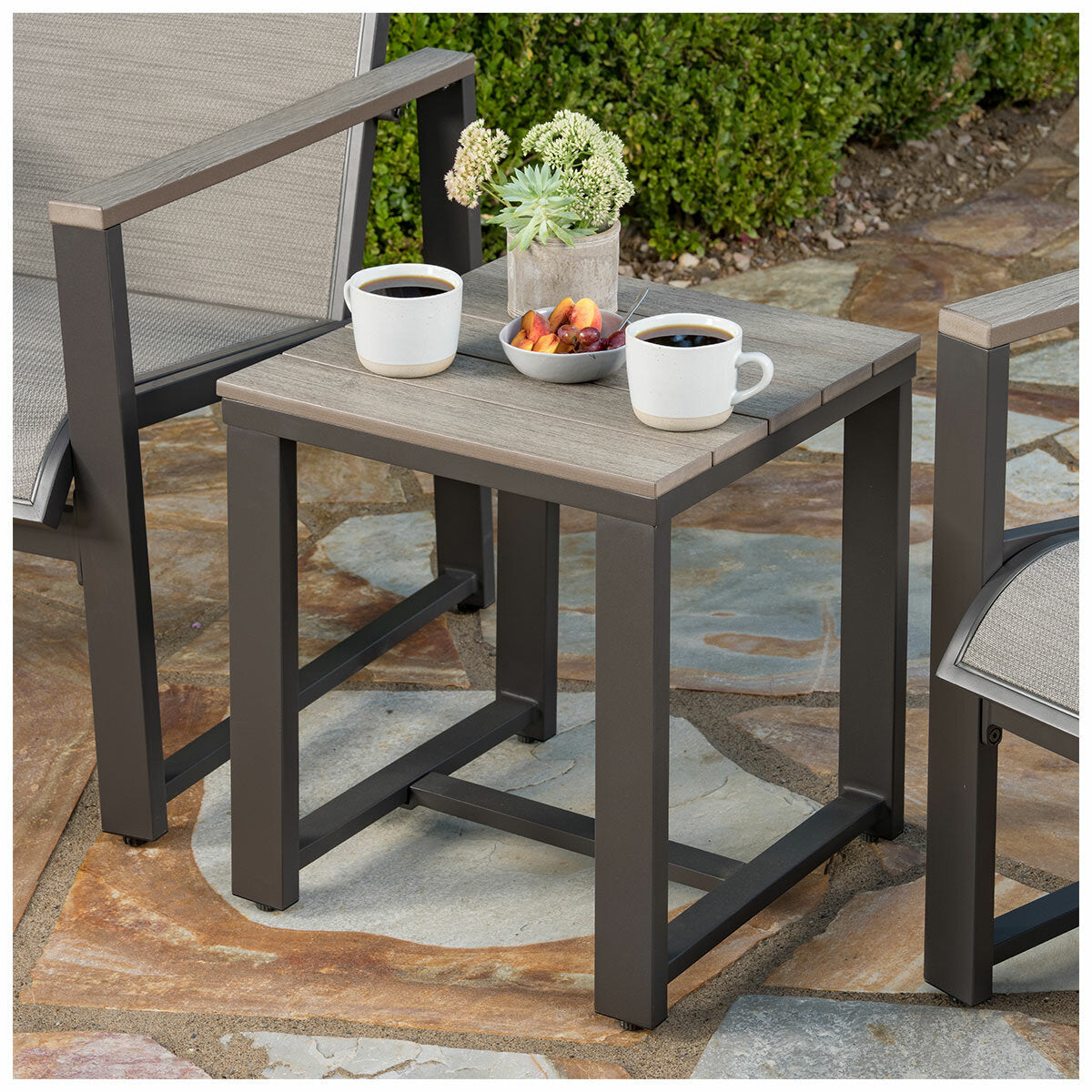 Sunvilla Helio 3 Piece Seating Set Graphite Aluminium Weather Resistant