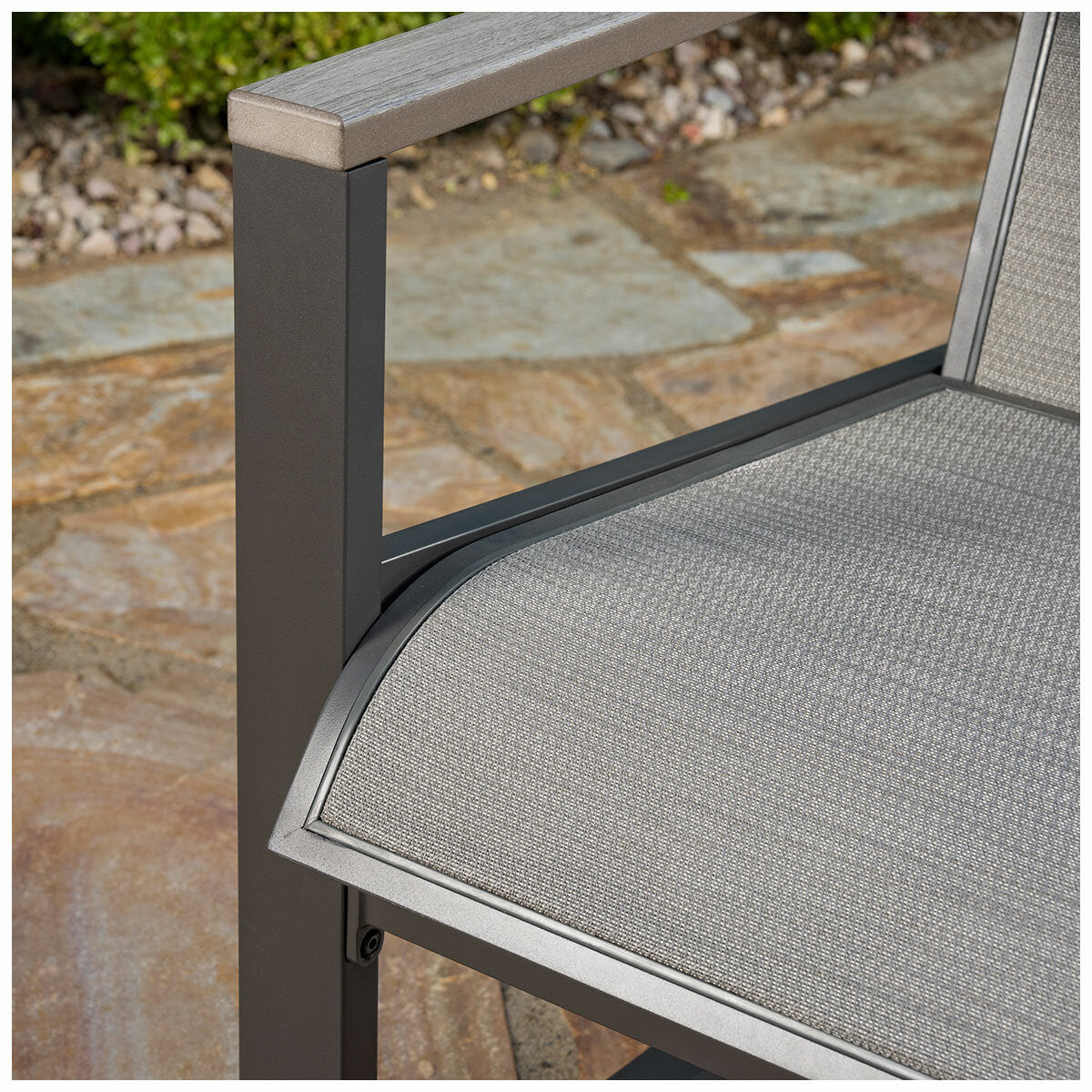Sunvilla Helio 3 Piece Seating Set Graphite Aluminium Weather Resistant