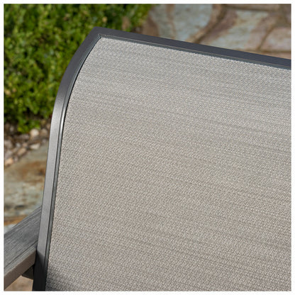 Sunvilla Helio 3 Piece Seating Set Graphite Aluminium Weather Resistant