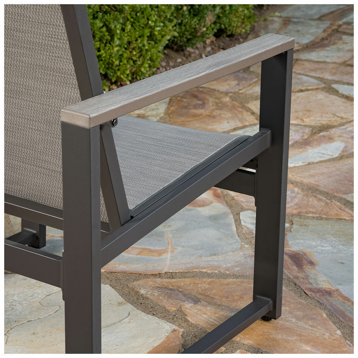 Sunvilla Helio 3 Piece Seating Set Graphite Aluminium Weather Resistant