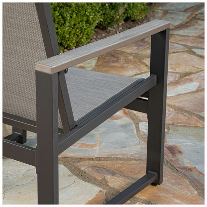 Sunvilla Helio 3 Piece Seating Set Graphite Aluminium Weather Resistant