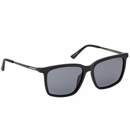 Skechers SE6282 02D Polarised Sunglasses Men Matte Black Blue Smoke