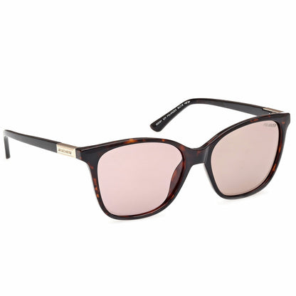 Skechers SE6361 01D Women's Square Polarised Sunglasses Shiny Black Smoke