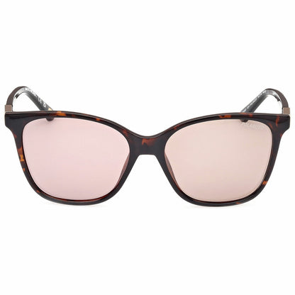 Skechers SE6361 01D Women's Square Polarised Sunglasses Shiny Black Smoke