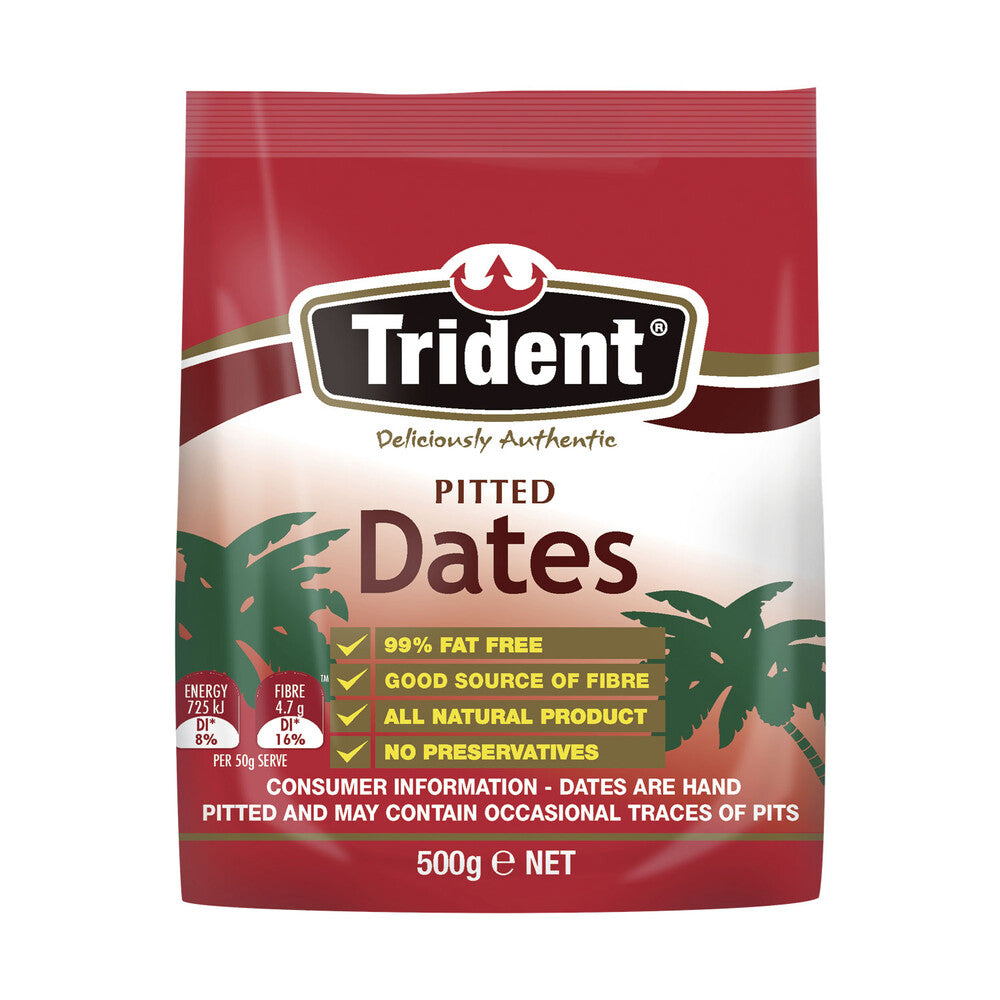 Trident Dried Pitted Dates - 500g