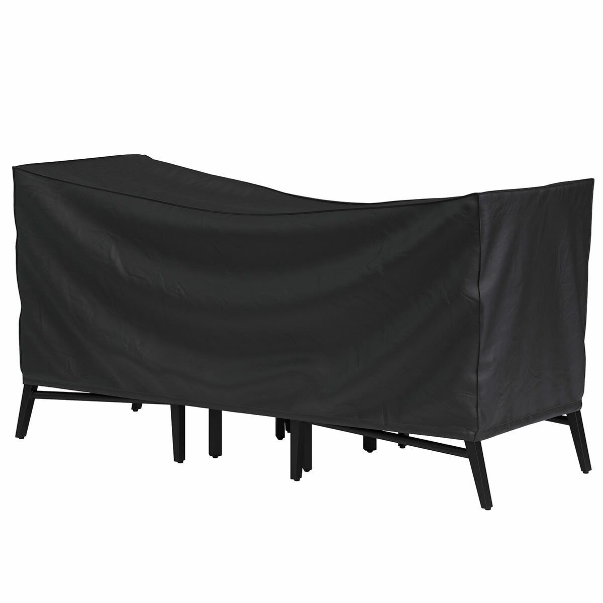 Agio Hyde Park Small Space 3 Piece Set Black Aluminium Rope & Sintered Stone