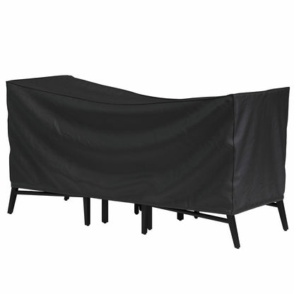 Agio Hyde Park Small Space 3 Piece Set Black Aluminium Rope & Sintered Stone