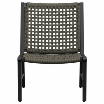 Agio Hyde Park Small Space 3 Piece Set Black Aluminium Rope & Sintered Stone
