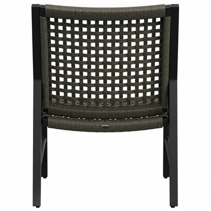Agio Hyde Park Small Space 3 Piece Set Black Aluminium Rope & Sintered Stone