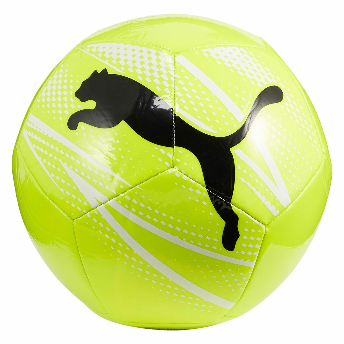 Puma Attacanto Graphic Soccer Ball Size 5 Electric Lime 2 Pack
