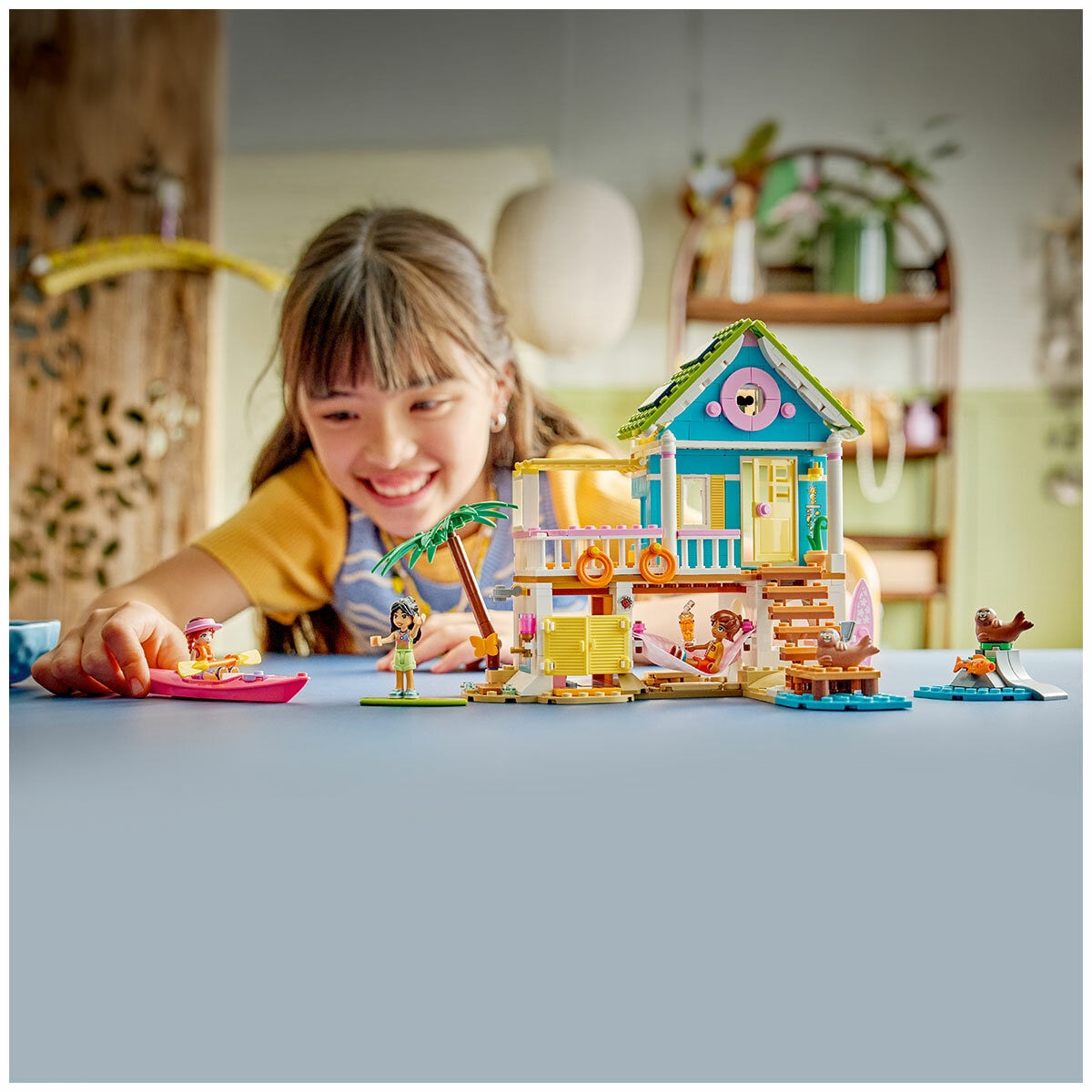 Lego Friends Beach House with Seals Set 42699 400 Pieces
