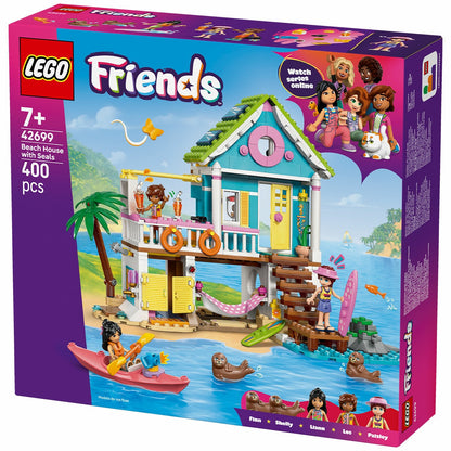 Lego Friends Beach House with Seals Set 42699 400 Pieces