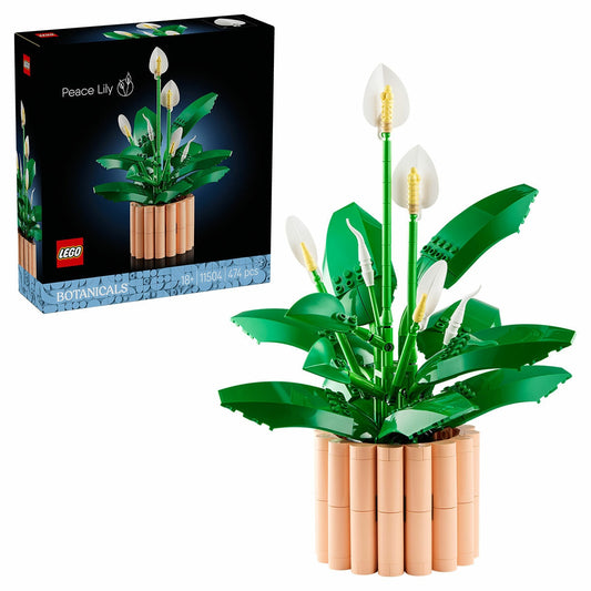 Lego Botanicals Peace Lily 474 Piece Adult Building Kit 11504